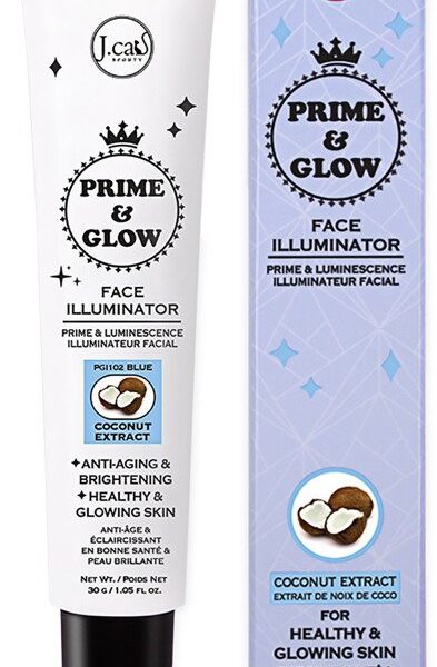 Prime & Glow Face Illuminator Coconut Extract Blue