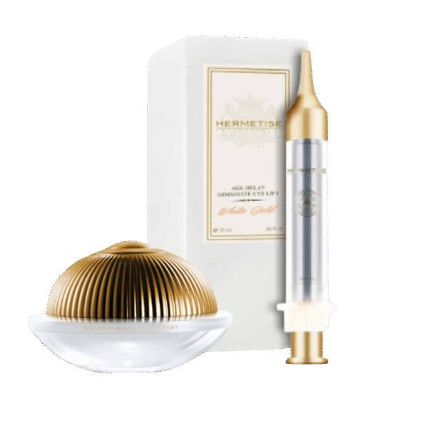 Anti-Aging White Gold Immediate Lifting Cream & Serum Set