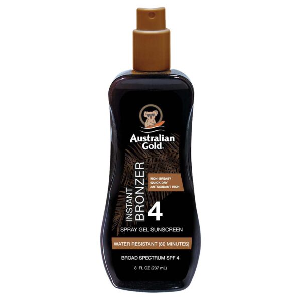 SPF 4 Spray Gel with Bronzer