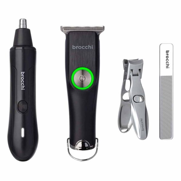 Portable Precision Trimmer, Nail Mastery & Nasal Hair Remover Set