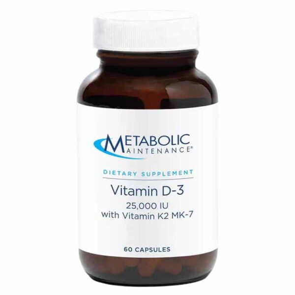 Vitamin D-3 – 25,000 IU With Vitamin K2 MK-7