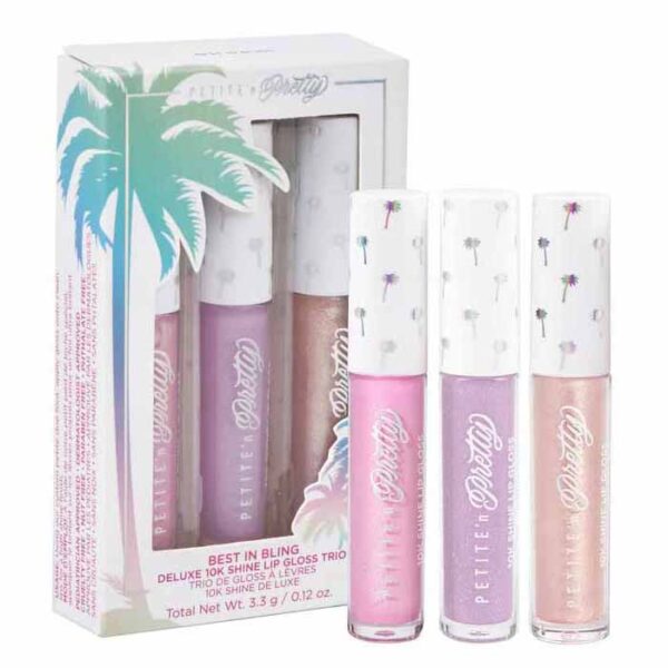 Best in Bling Deluxe 10K Shine Lip Gloss Trio