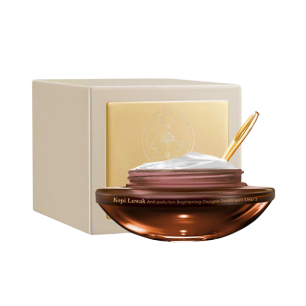 Step 3 – Kopi Luwak Anti-pollution Oxygen Brightening Treatment